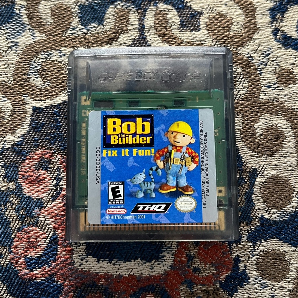 Nintendo gameboy Bob the Builder